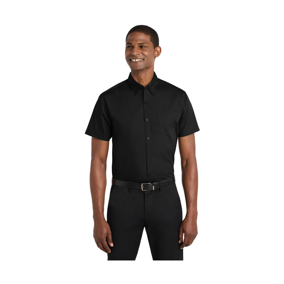 Port Authority Men's Short Sleeve Carefree Poplin Shirt