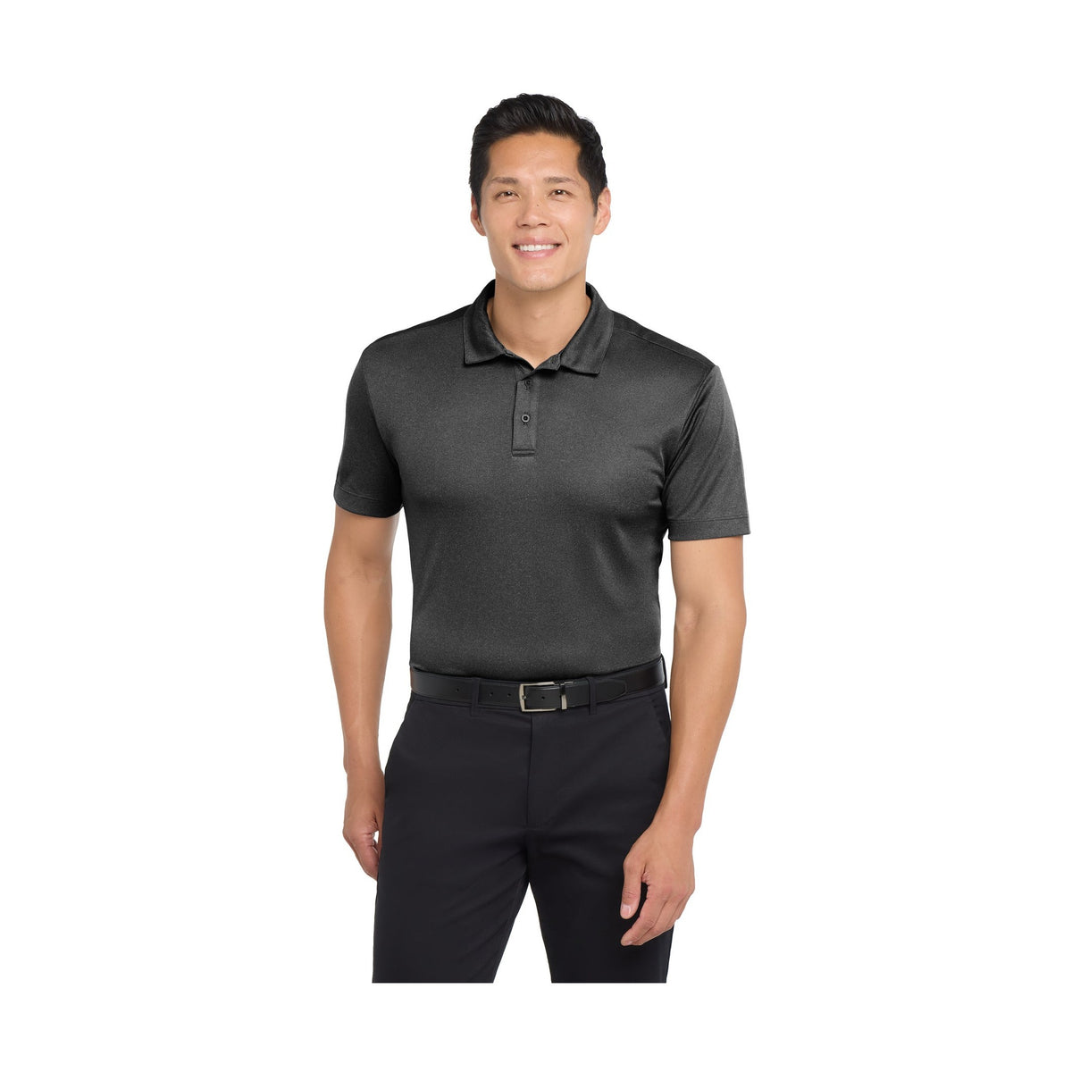 Port Authority Men's Heathered Silk Touch Performance Polo