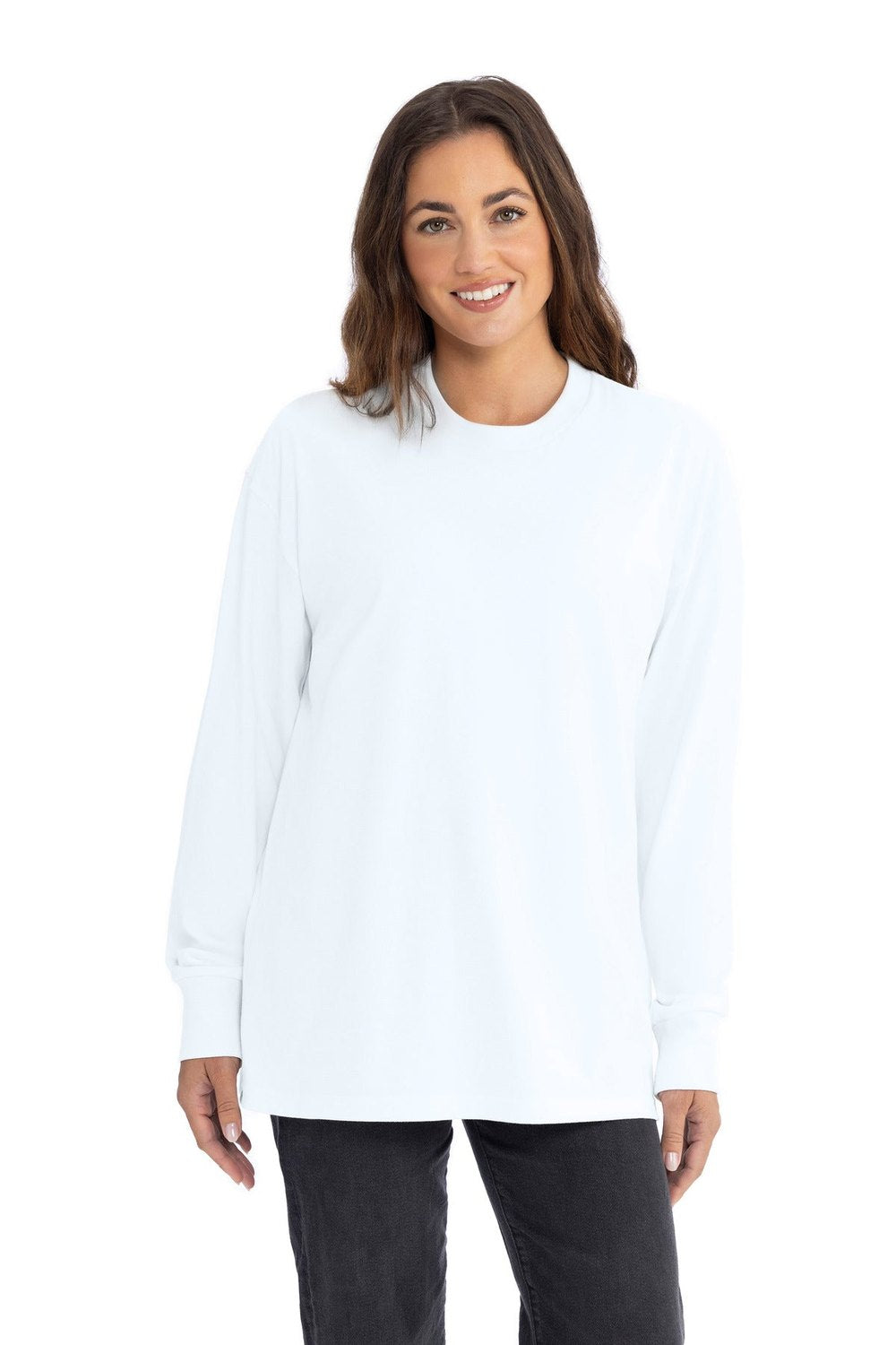 Next Level Apparel Women's Heavyweight Long Sleeve Tee NL7211 Womens Apparel Shirts & Tops