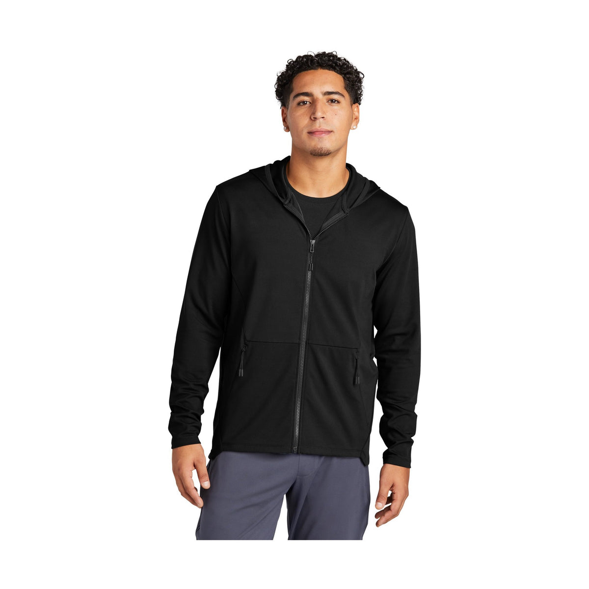 Sport-Tek Men's Circuit Hooded Full-Zip ST870