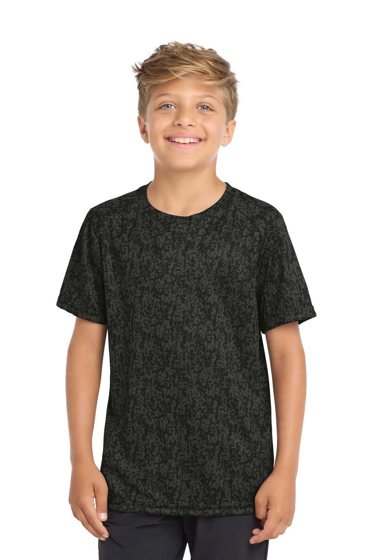 Sport-Tek Youth Digi Camo Tee