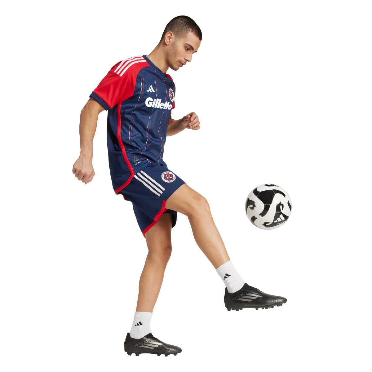 adidas Men's S24/25 Authentic New England Home Jersey Soccer Uniforms & Apparel All