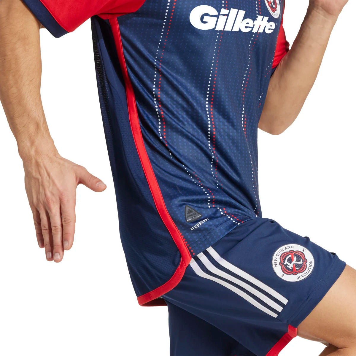 adidas Men's S24/25 Authentic New England Home Jersey Soccer Uniforms & Apparel All