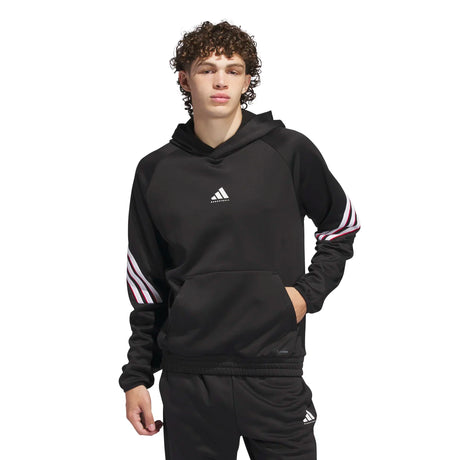 adidas Men's Basketball Crazy Warm Fleece Hoodie Mens Apparel Sweatshirts & Fleece