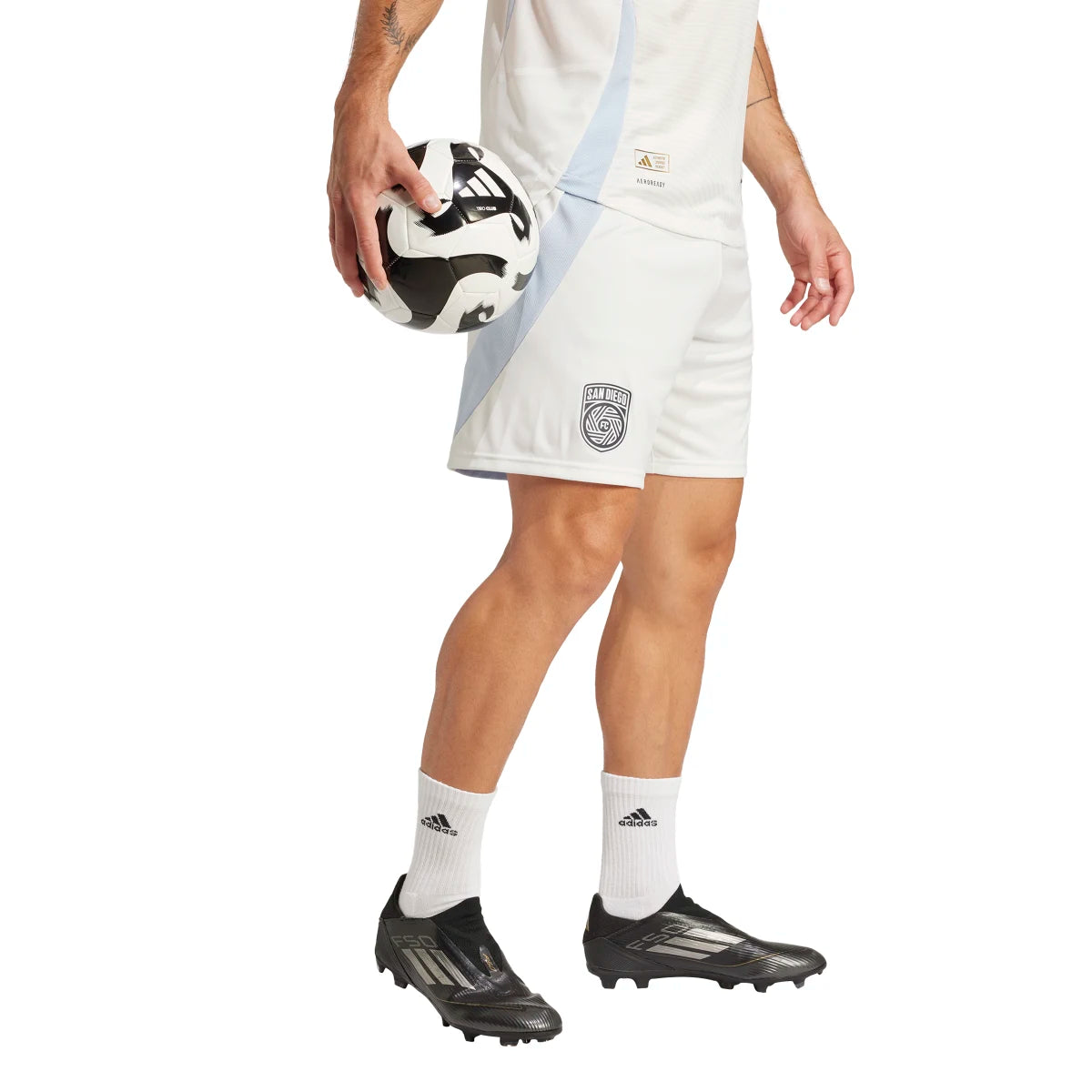 adidas Men's Authentic San Diego FC 25/26 Away Shorts Soccer Uniforms & Apparel All