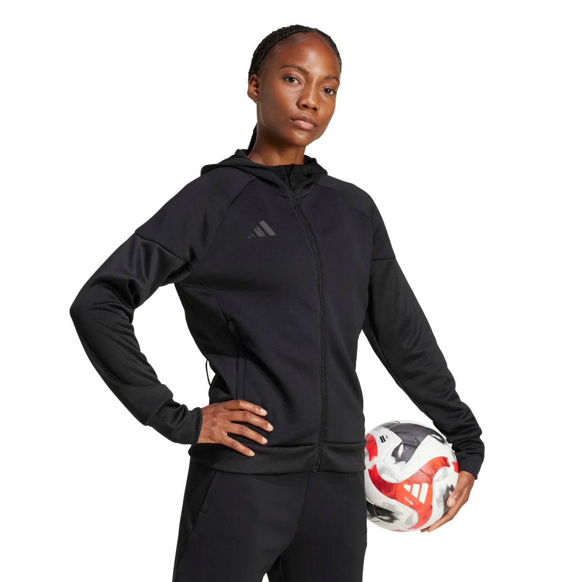 adidas Women's Tiro 25 Full Zip Hoodie-3