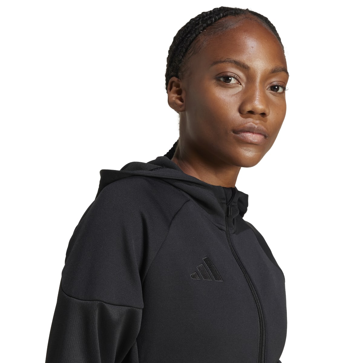 adidas Women's Tiro 25 Full Zip Hoodie Womens Apparel Sweatshirts & Fleece