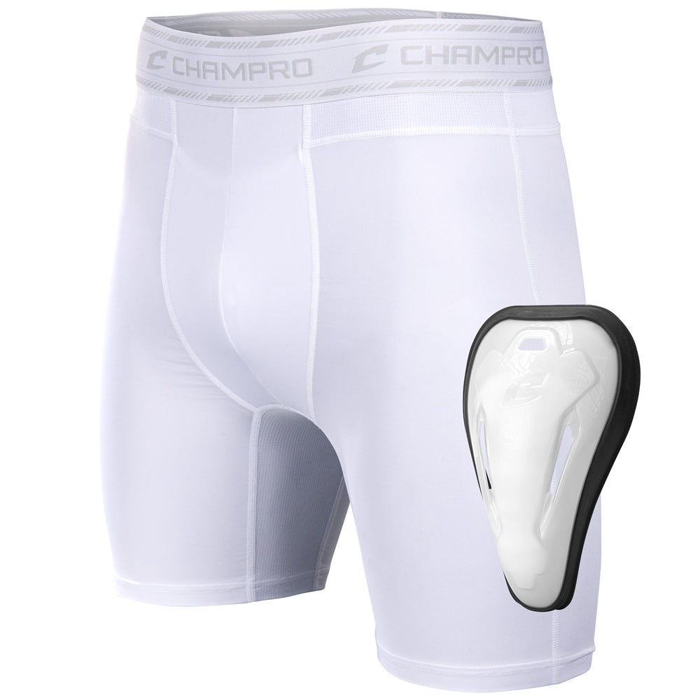 Champro Men's Take-Out Compression Shorts with Cup-1