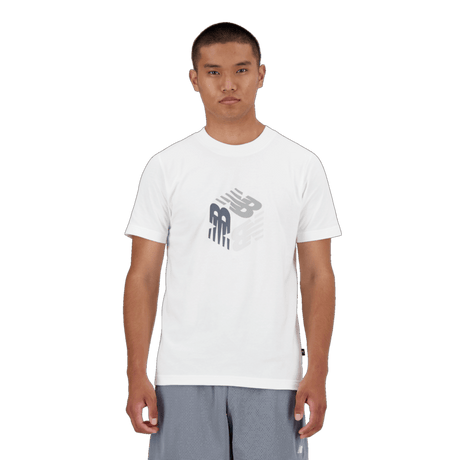 New Balance Men's Sport Box Logo T-Shirt Mens Apparel Shirts & Tops