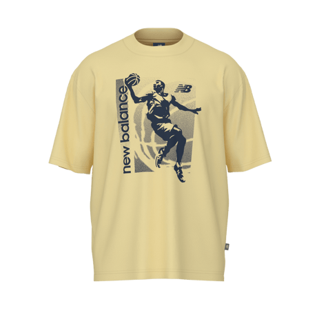 New Balance Men's Hoops Graphic Vintage T-Shirt Mens Apparel Shirts & Tops