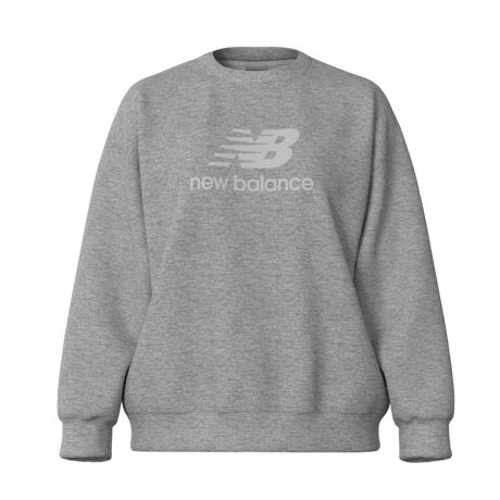 New Balance Women's Sport Essentials Fleece Logo Crew Womens Apparel Sweatshirts & Fleece