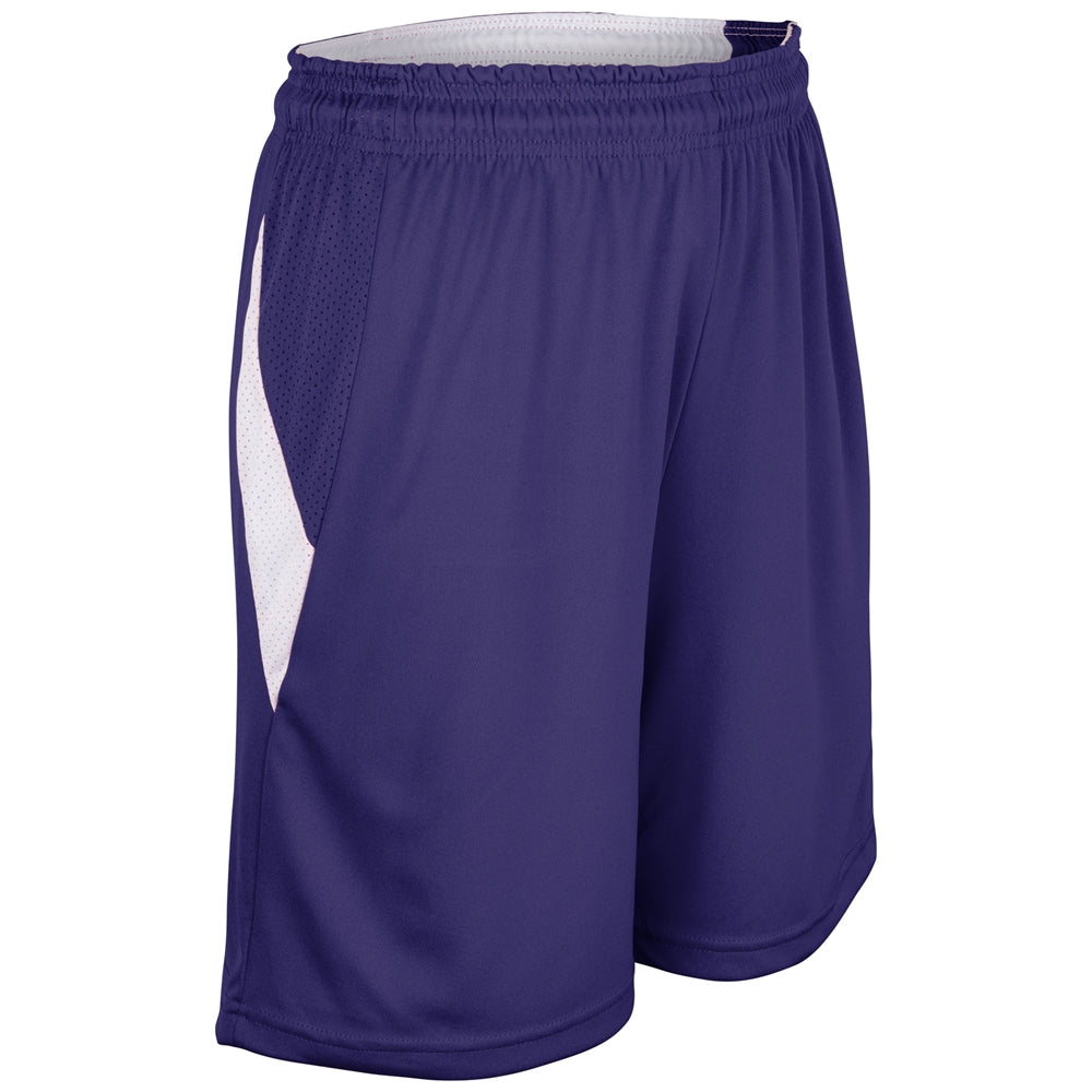 Champro Girl's Post Up Reversible Basketball Shorts-1