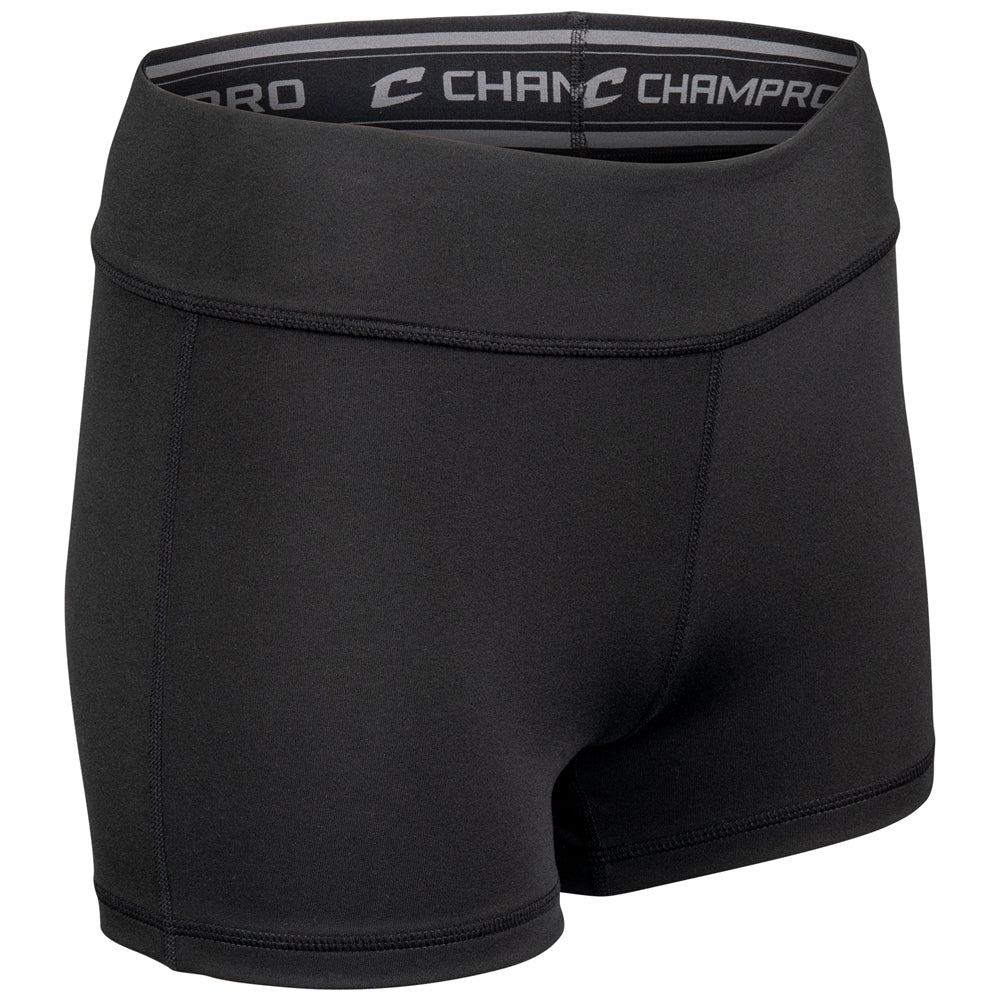 Champro Girl's Match Compression 3" Volleyball Shorts-1