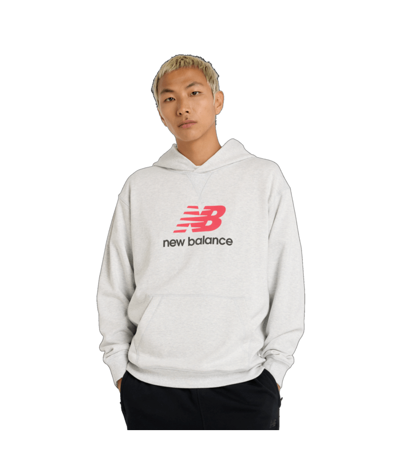 New Balance Men's Athletics French Terry Logo Hoodie Mens Apparel Sweatshirts & Fleece