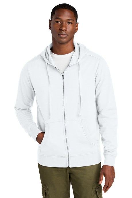 District Men's Re-Fleece Full-Zip Hoodie DT8102 Mens Apparel Sweatshirts & Fleece