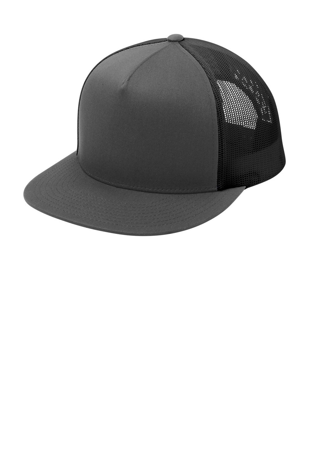 Sport-Tek Yupoong 5-Panel Classic Trucker Mesh Back Cap Unisex Accessories Hats & Caps