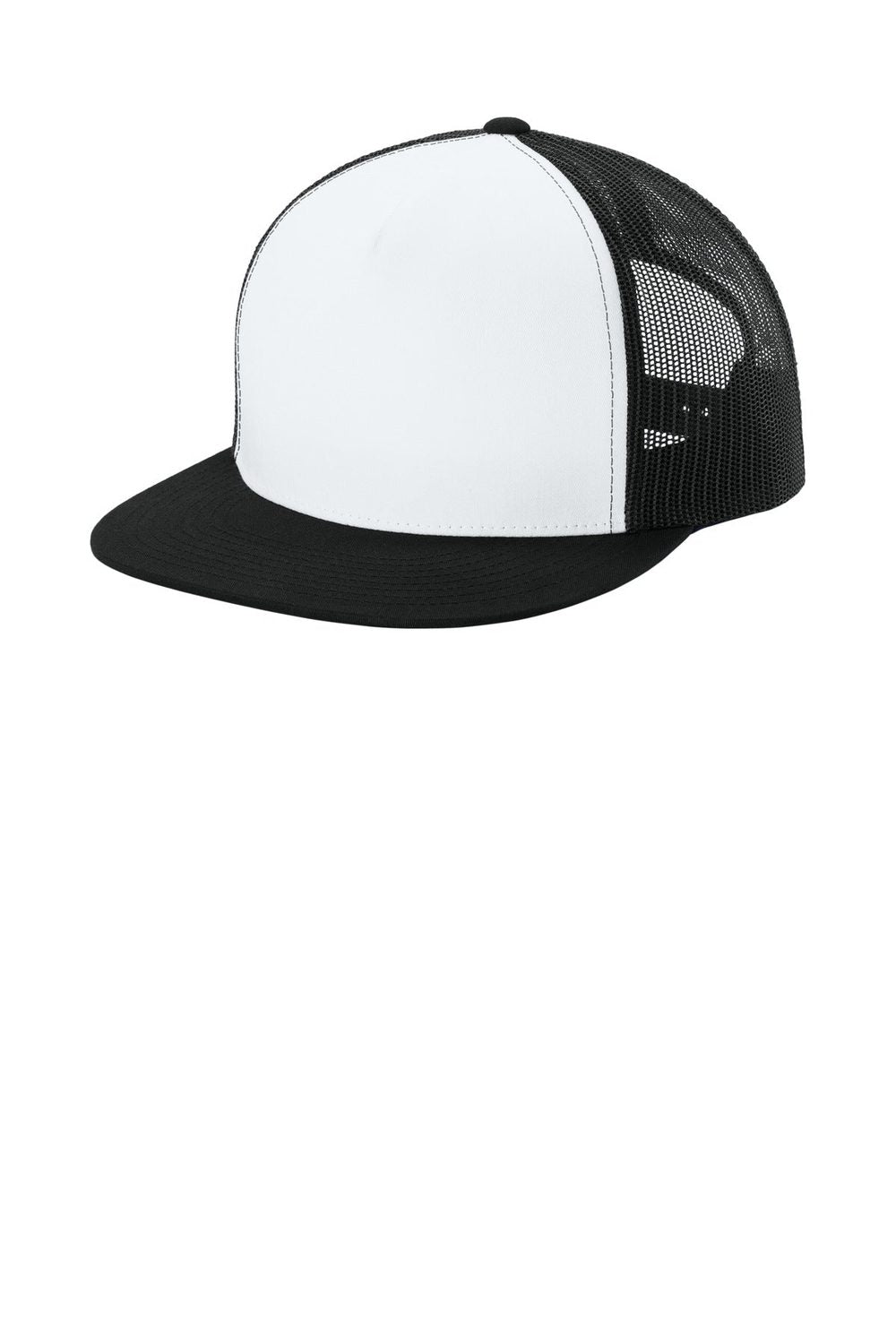 Sport-Tek Yupoong 5-Panel Classic Trucker Mesh Back Cap Unisex Accessories Hats & Caps
