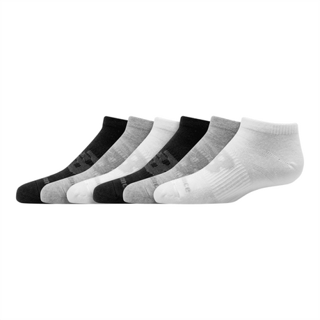New Balance Kids Flat Knit No Show Socks 6 Pack Unisex Accessories Socks