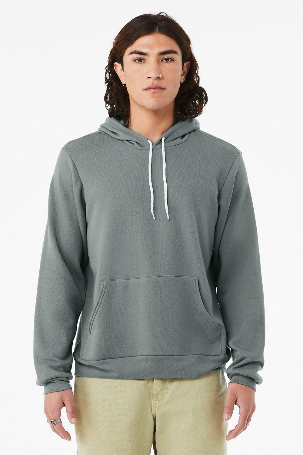 BELLA + CANVAS Unisex Sponge Fleece Pullover Hoodie BC3719 Mens Apparel Sweatshirts & Fleece
