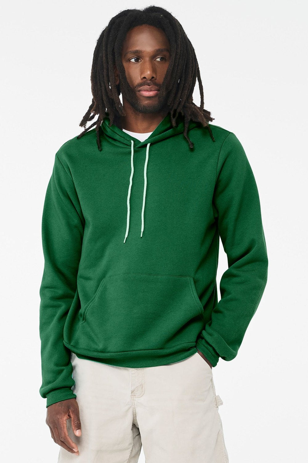 BELLA + CANVAS Unisex Sponge Fleece Pullover Hoodie BC3719 Mens Apparel Sweatshirts & Fleece