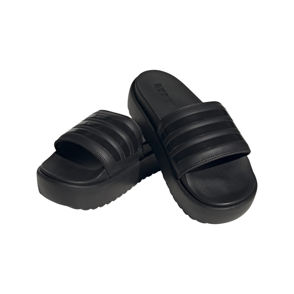 adidas Women's Adilette Platform Slides Womens Footwear Sandals & Slides