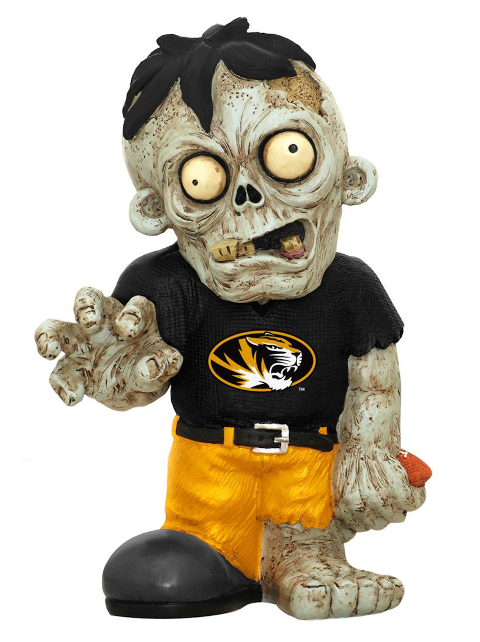 Forever Collectibles Missouri Tigers Zombie Figurine Fan Gear NCAA Missouri Tigers