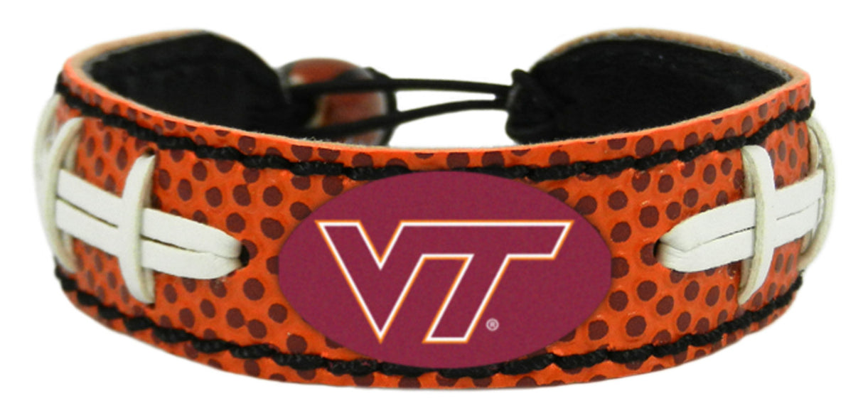 Gamewear Virginia Tech Hokies Classic Football Bracelet Fan Gear NCAA Virginia Tech Hokies