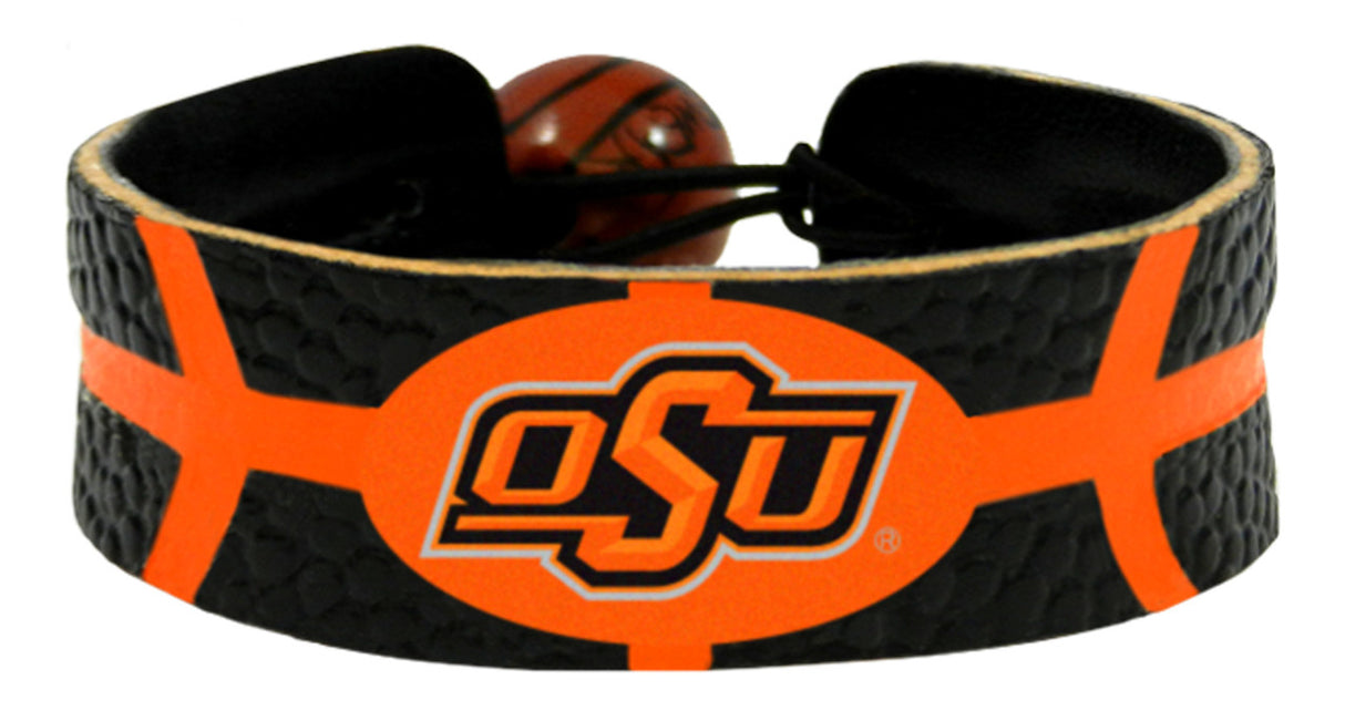 Gamewear Oklahoma State Cowboys Team Color Basketball Bracelet Fan Gear NCAA Oklahoma State Cowboys