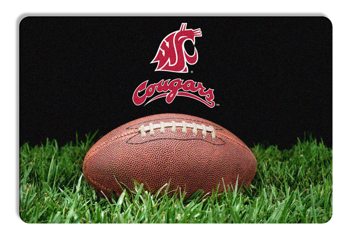Gamewear Washington State Cougars Classic Football Pet Bowl Mat Size Large Fan Gear NCAA Washington State Cougars