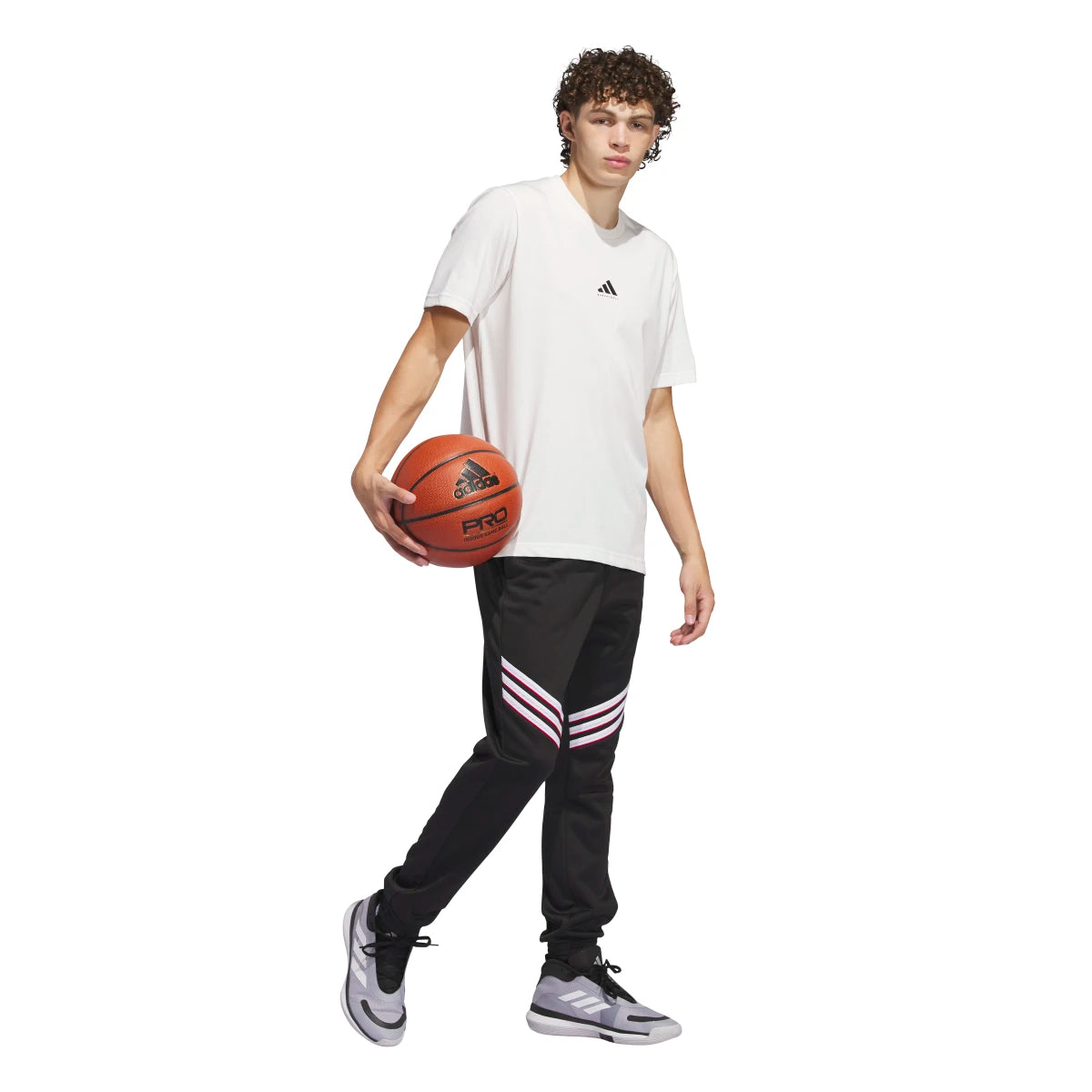 adidas Men's Basketball Crazy Warm Fleece Pants Mens Apparel Pants & Sweatpants