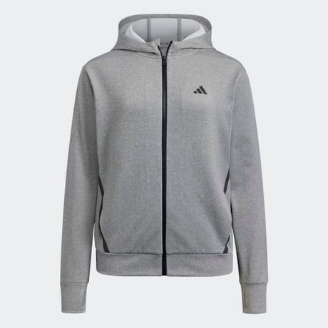 adidas Women's Game & Go Full Zip Hoodie Womens Apparel Sweatshirts & Fleece