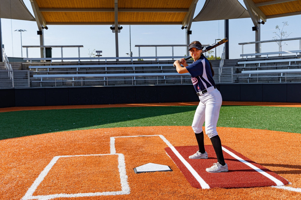 Portolite Half Batter's Mat Baseball Field Equipment All