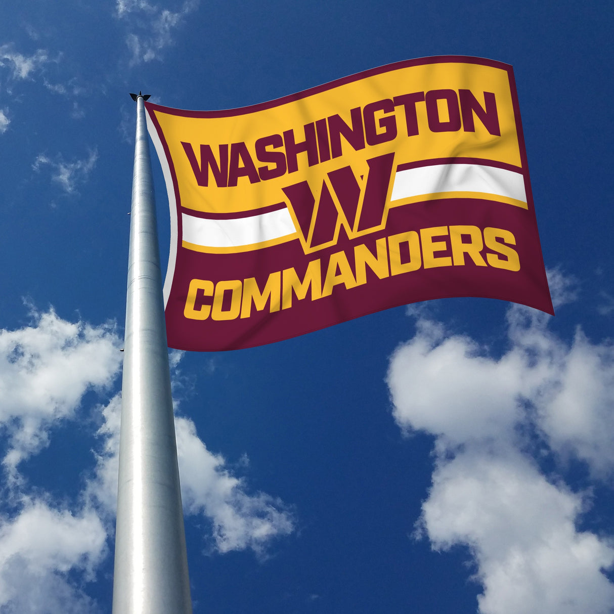 Rico Industries NFL Washington Commanders Bold 3' x 5' Banner Flag-2