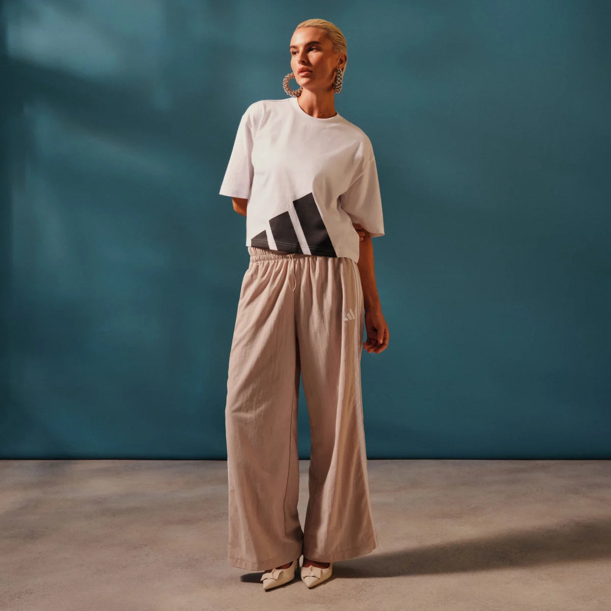 adidas Women's 3-Stripes Woven Pants Womens Apparel Pants & Sweatpants