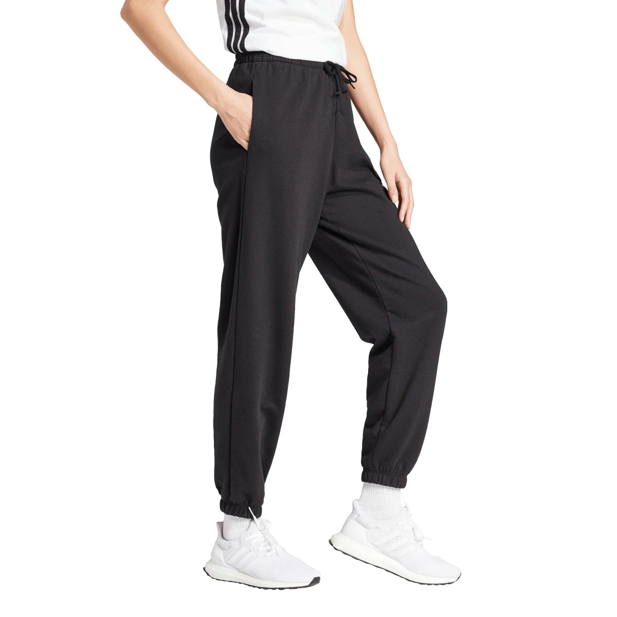 adidas Women's Essentials French Terry Cuffed Joggers Womens Apparel Pants & Sweatpants