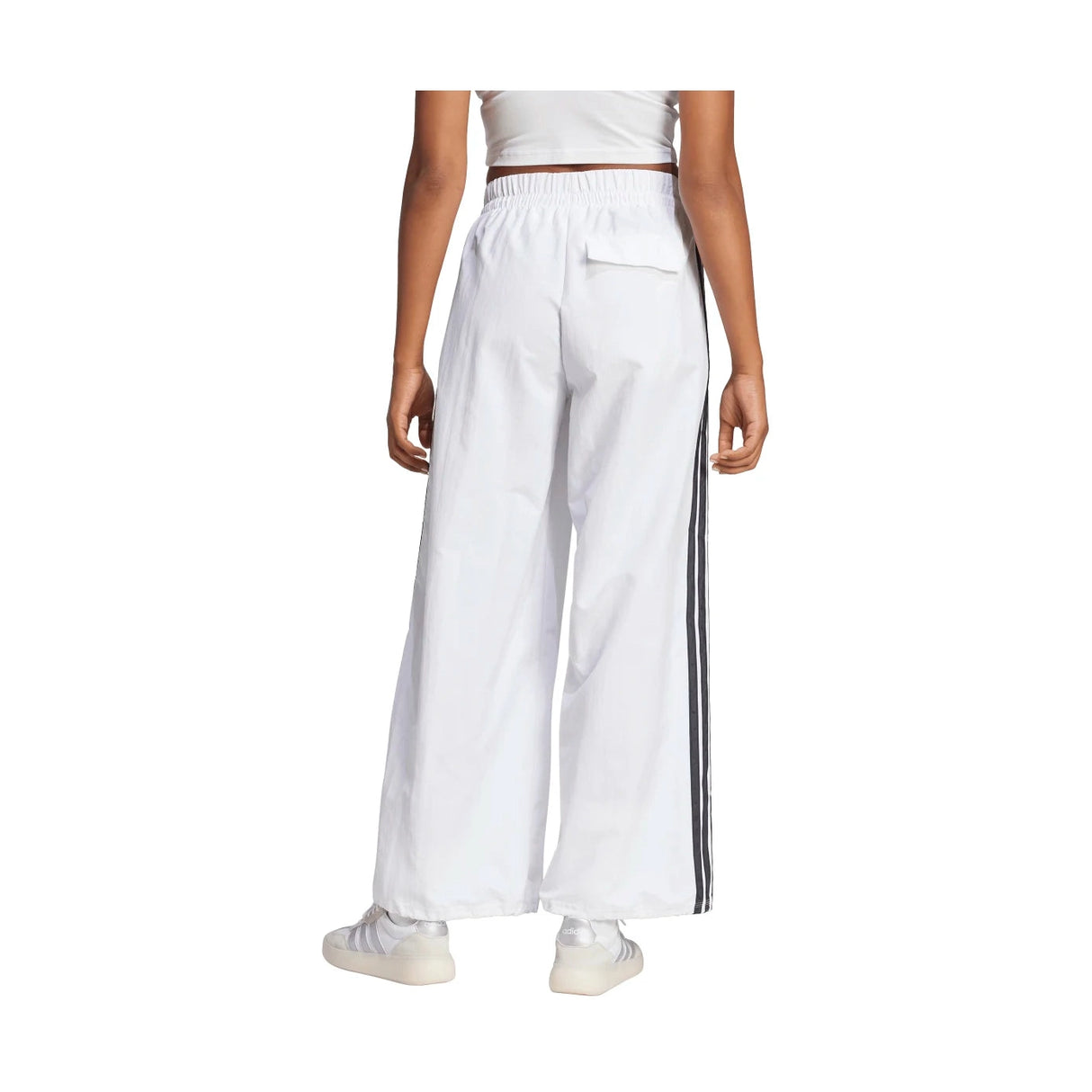 adidas Women's Essentials 3-Stripes Parachute Pants-2