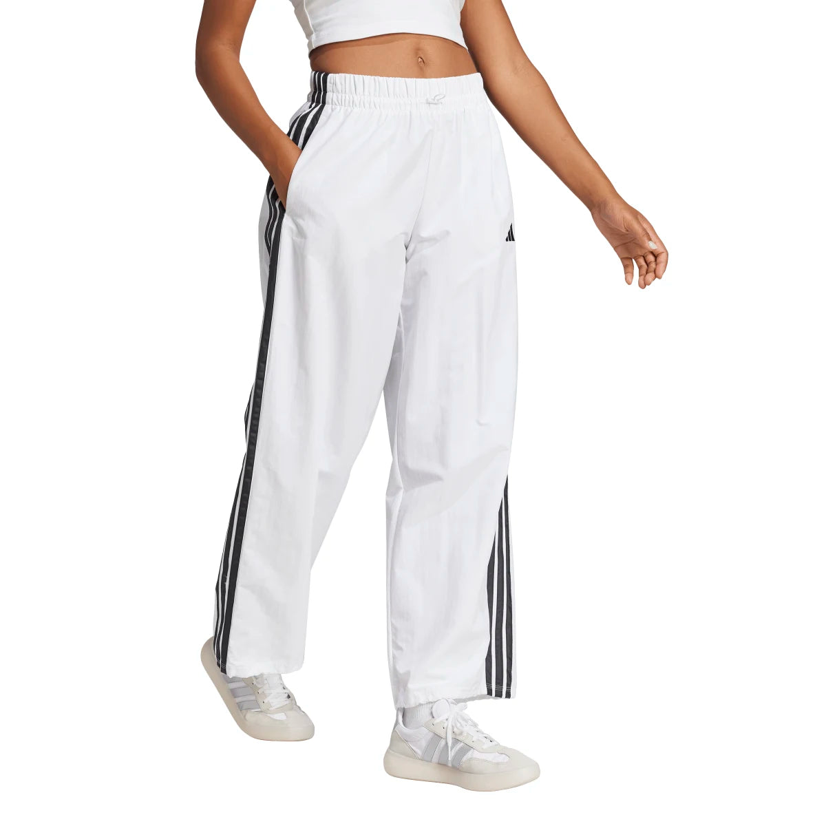 adidas Women's 3-Stripes Woven Pants Womens Apparel Pants & Sweatpants