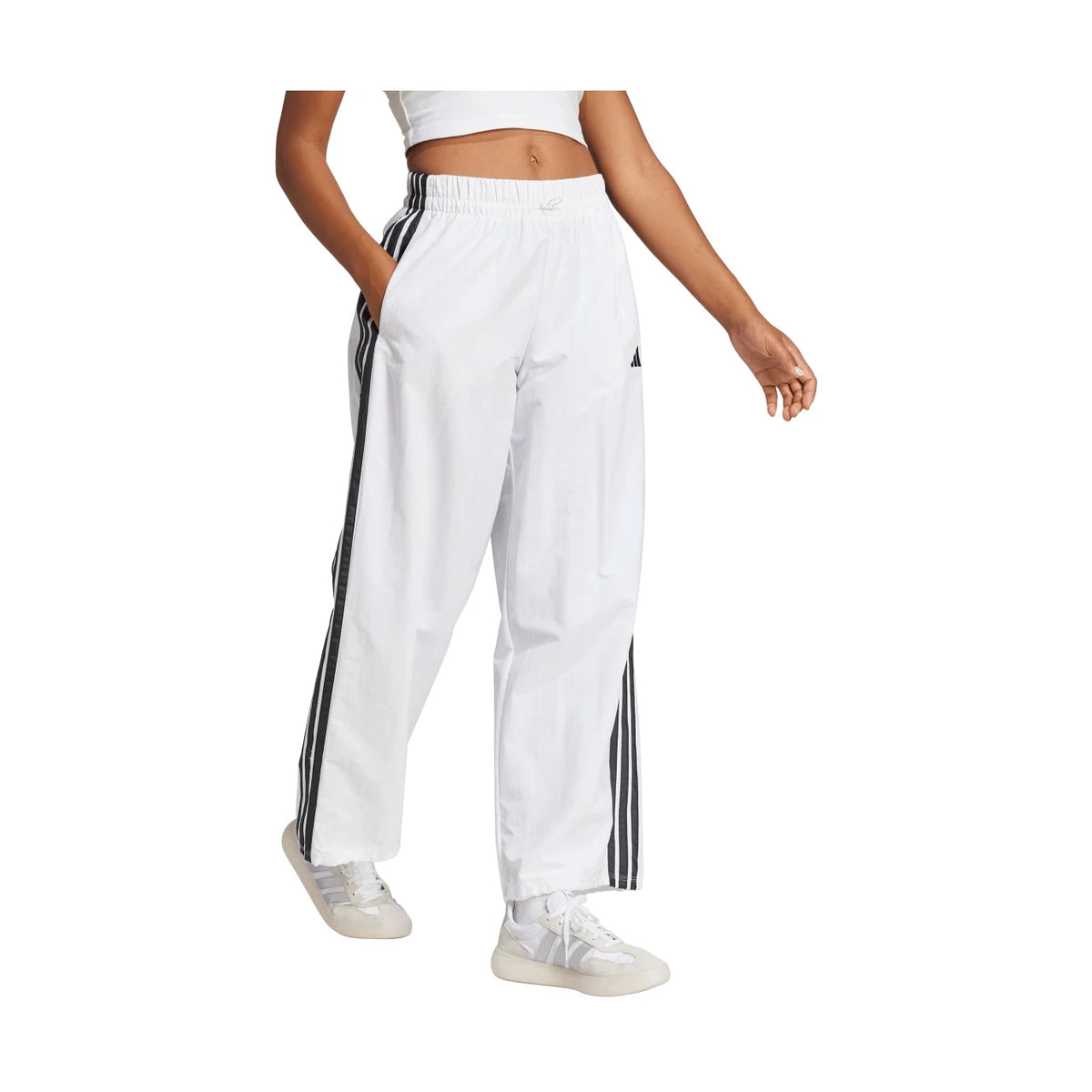 adidas Women's Essentials 3-Stripes Parachute Pants-3
