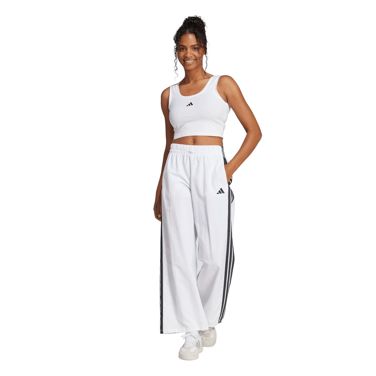 adidas Women's 3-Stripes Woven Pants Womens Apparel Pants & Sweatpants