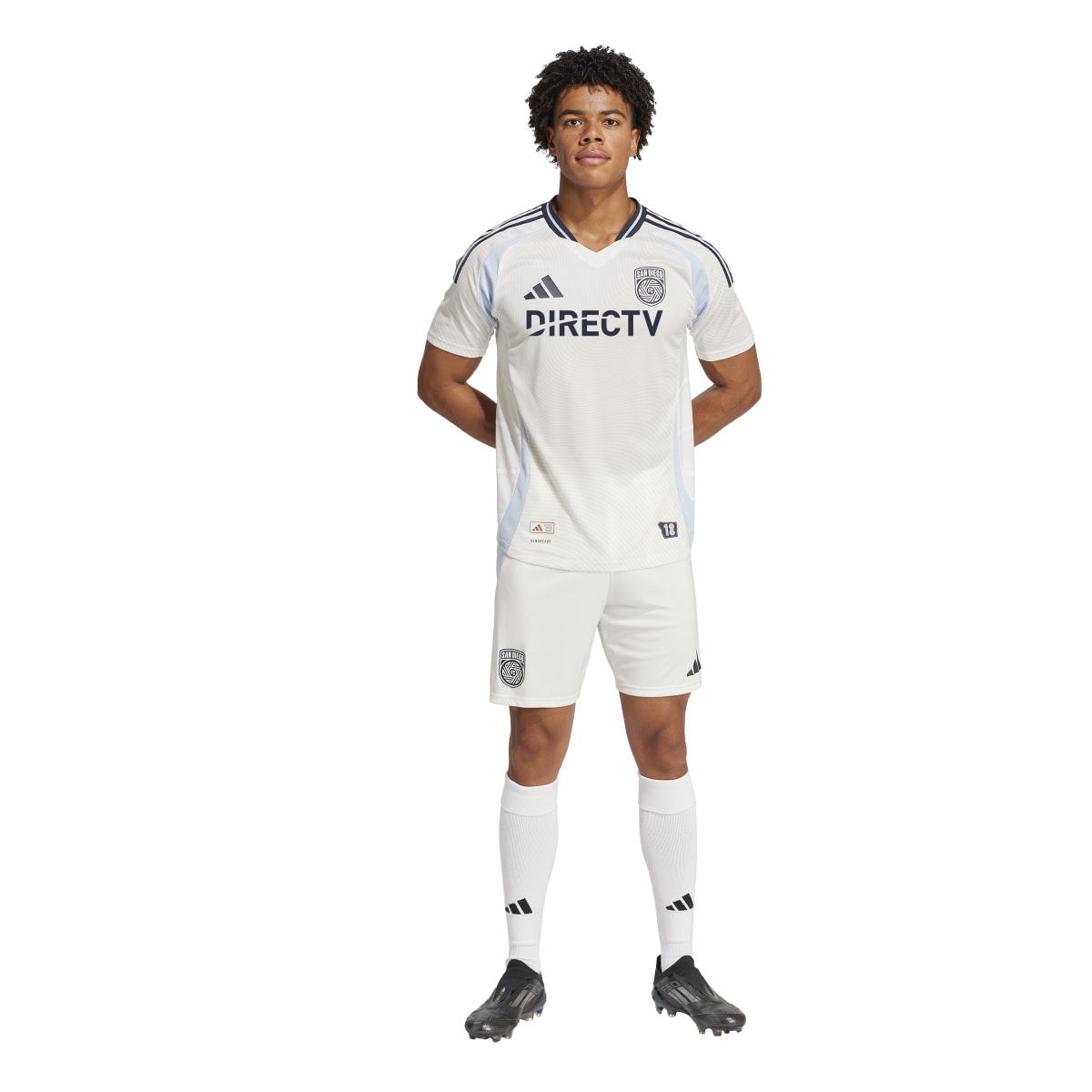 adidas Men's Authentic San Diego FC 25/26 Away Jersey Soccer Uniforms & Apparel All