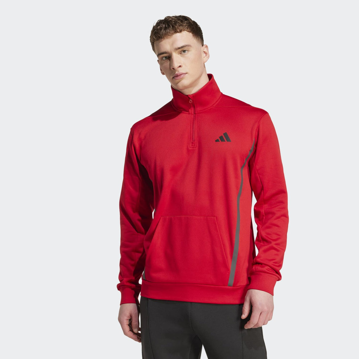 adidas Men's Game&Go Team Issue 1/4 Zip Mens Apparel Sweatshirts & Fleece