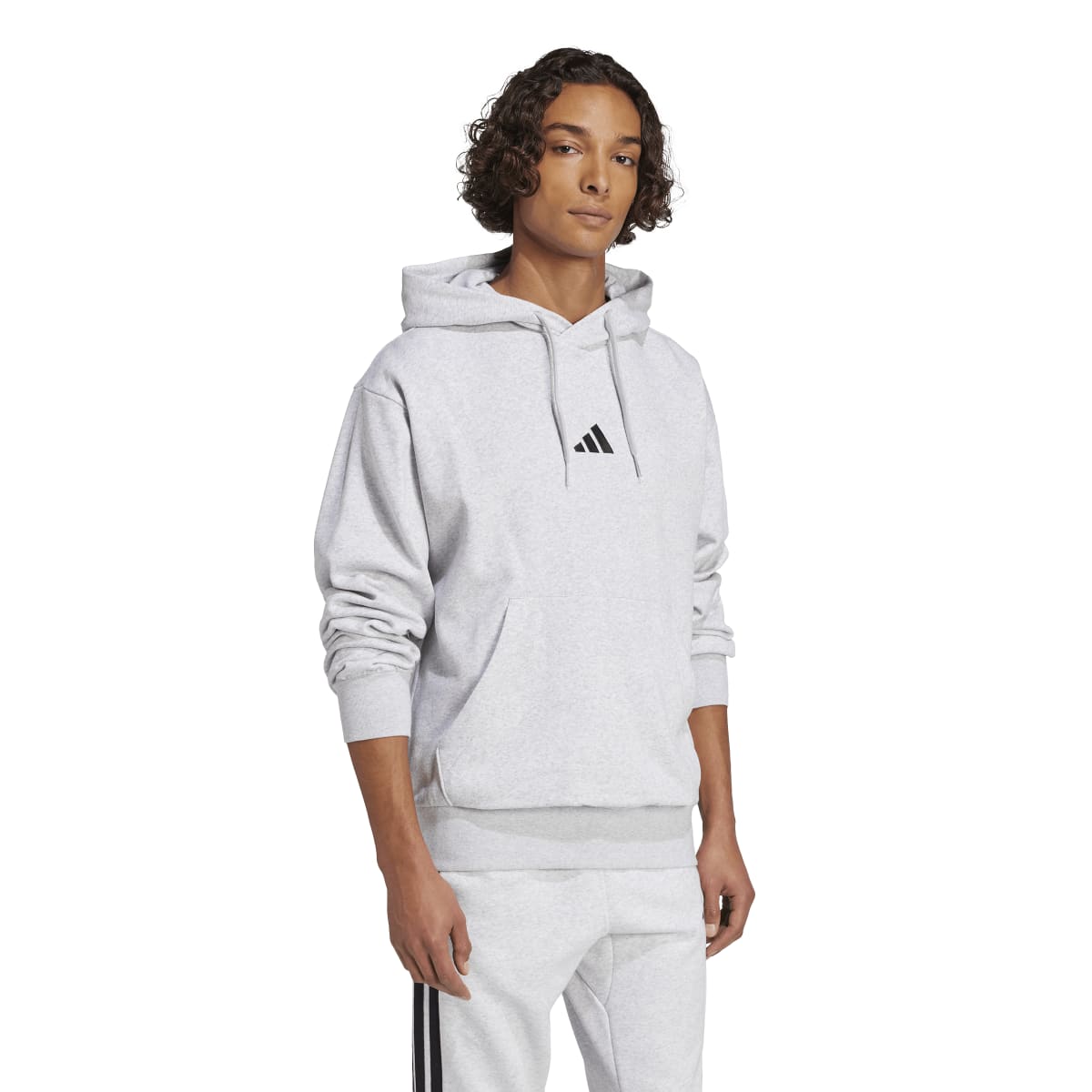 adidas Men's Essentials Feelcozy Fleece Hoodie-3