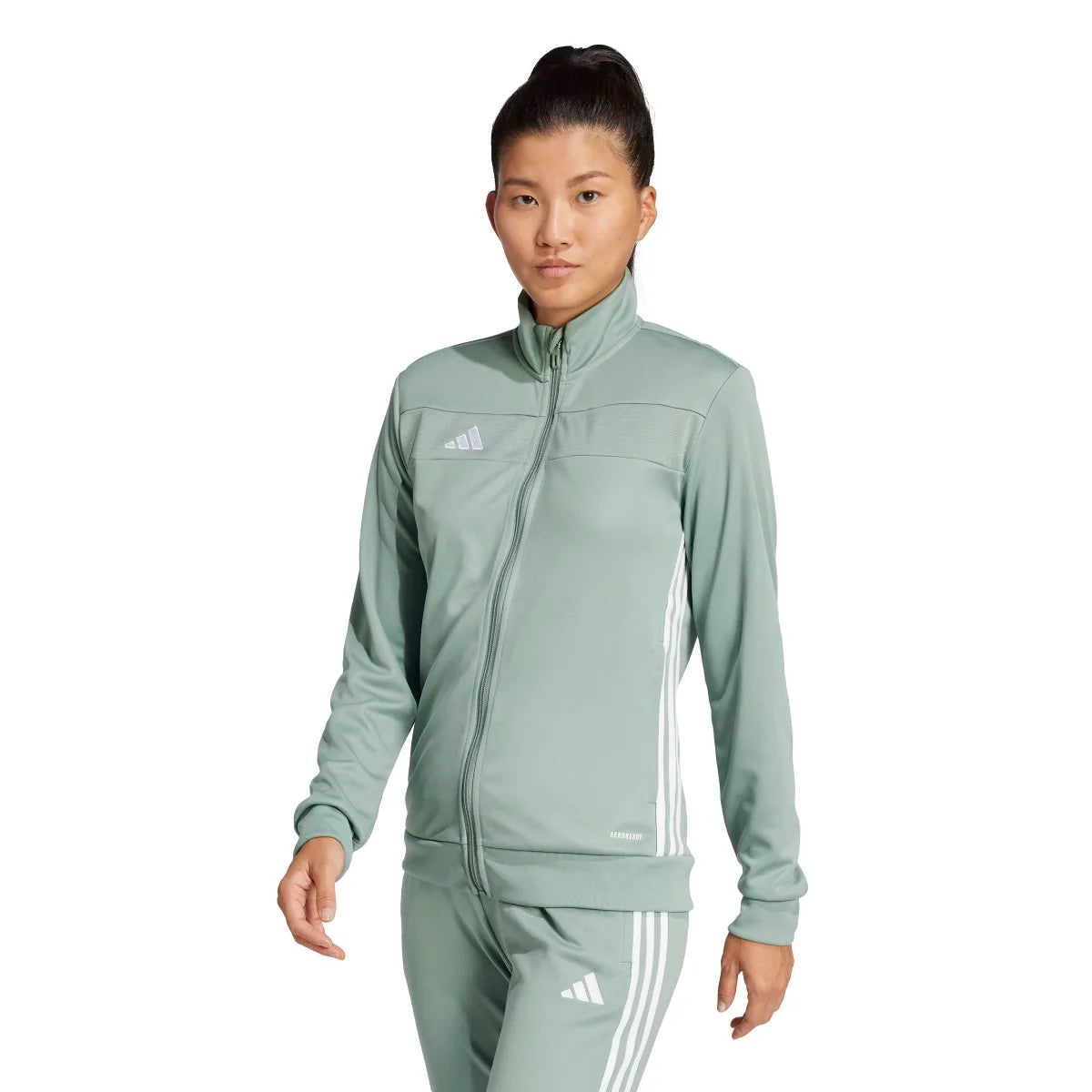 adidas Women's Tiro 25 Essentials Training Track Jacket Womens Apparel Jackets & Vests