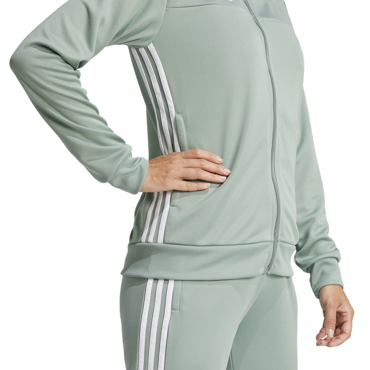 adidas Women's Tiro 25 Essentials Training Track Jacket Womens Apparel Jackets & Vests