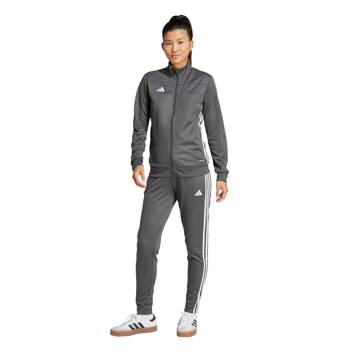 adidas Women's Tiro 25 Essentials Training Track Jacket Womens Apparel Jackets & Vests