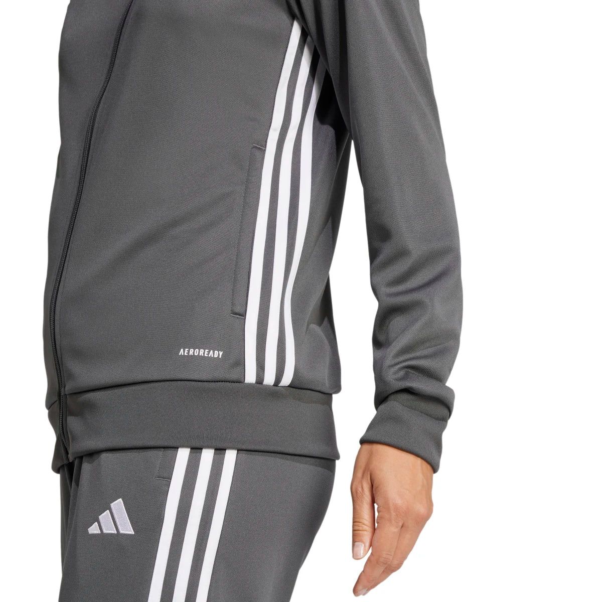 adidas Women's Tiro 25 Essentials Training Track Jacket Womens Apparel Jackets & Vests
