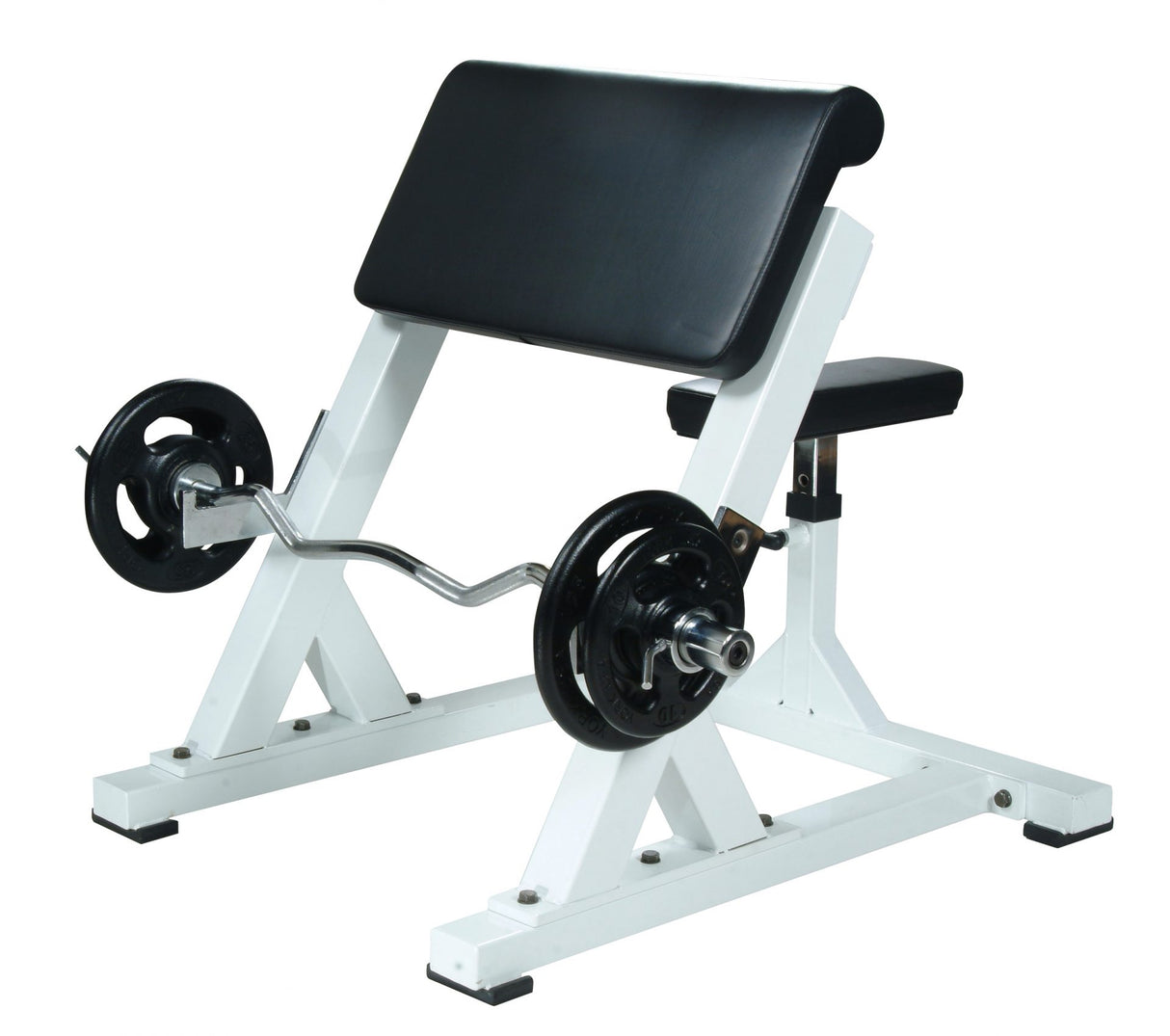 York STS Preacher Curl Machine Exercise & Wellness Gym Equipment