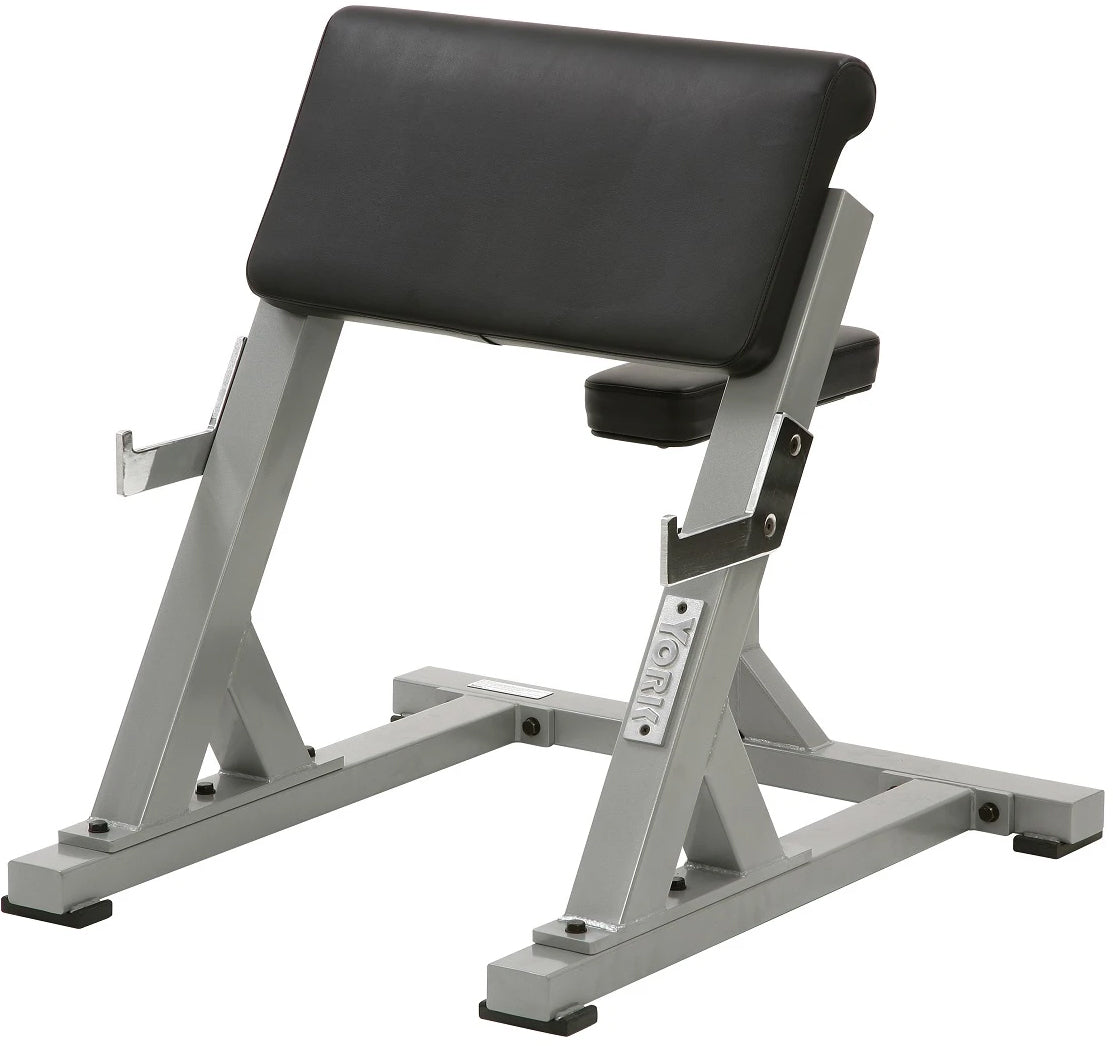 York STS Preacher Curl Machine Exercise & Wellness Gym Equipment