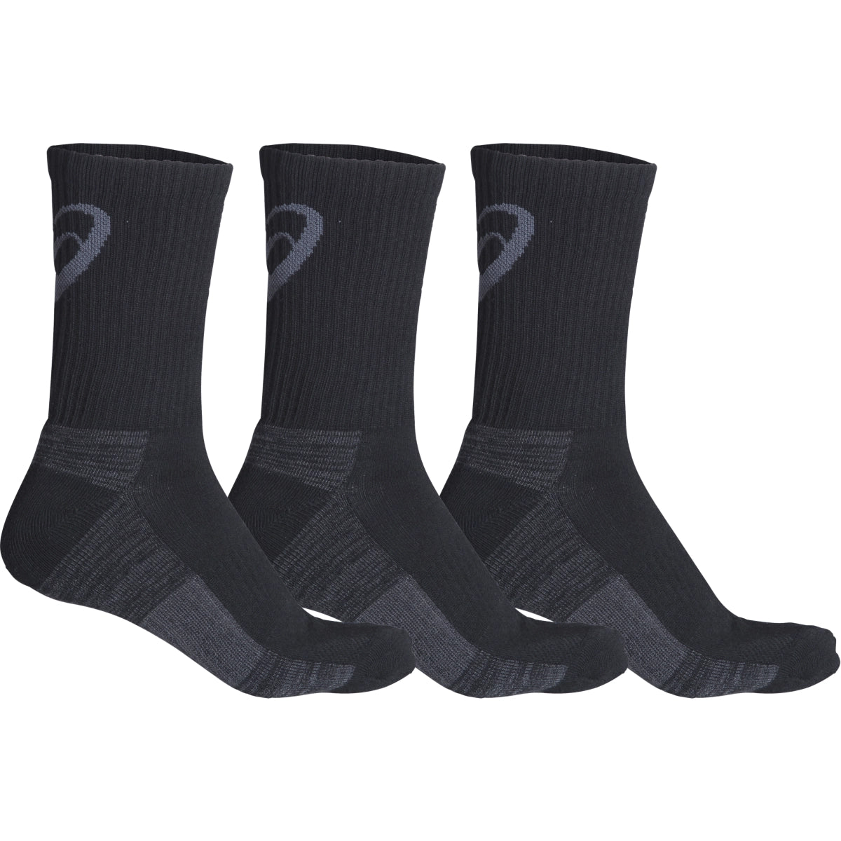 Asics Training Crew Socks 3 Pair Unisex Accessories Socks