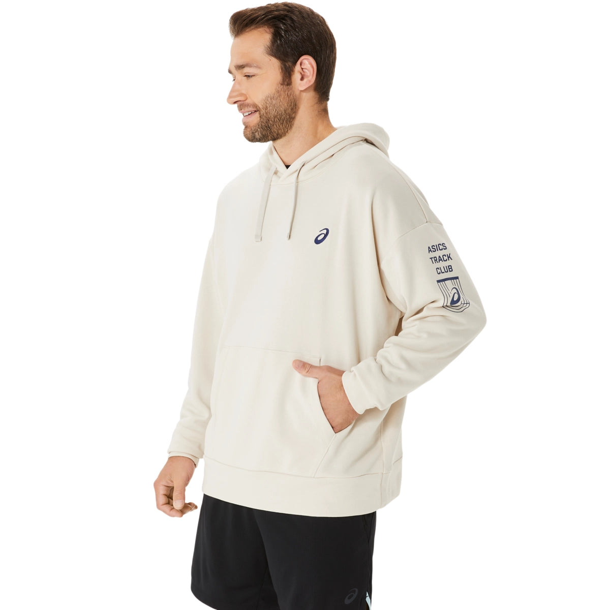 Asics Men's ATC Sweat Relaxed Pullover Hoodie Mens Apparel Jackets & Vests